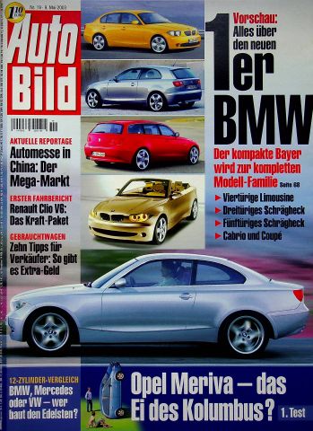 Deckblatt Auto Bild (19/2003)